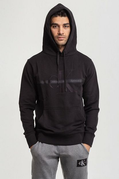 Calvin Klein Siyah Kapusonlu Erkek Sweatshirt Trendyol