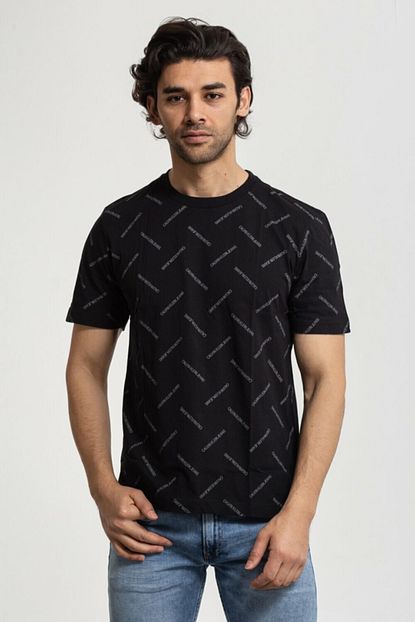 Calvin Klein Beyaz 100 Organik Pamuk Erkek T Shirt Trendyol