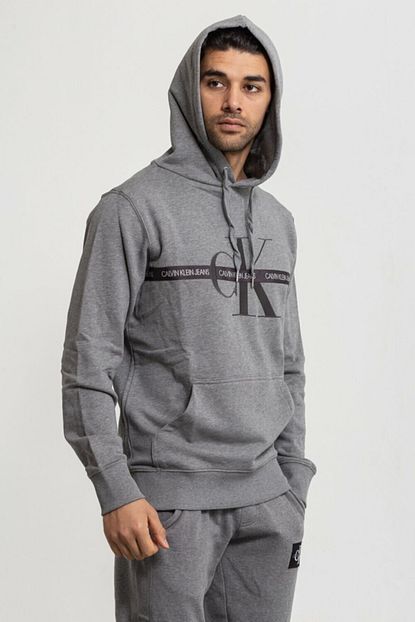 Calvin Klein Siyah Kapusonlu Erkek Sweatshirt Trendyol