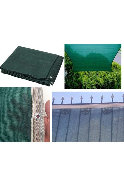 Asenya Yesil 2x8 M Bahce Golgelik Branda Golgeleme Ortusu Cit Filesi Gizleme Aglari Trendyol