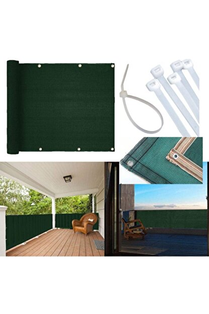 Asenya 1x7 M Yesil Bahce Golgelik Branda Cit Ortusu Golgeleme Goruntu Ruzgar Kesme Filesi Trendyol