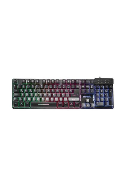 Everest Kb Gx9 Siyah Usb Gokkusagi Renkli Aydinlatmali Q Standart Gaming Klavye Trendyol