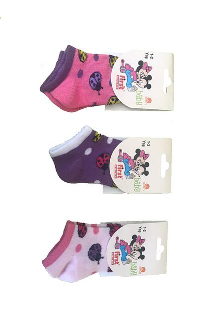 First 3 Cift Bebek Patik Corap Trendyol
