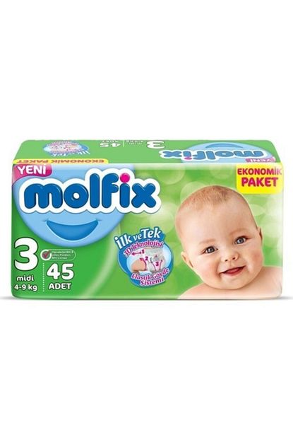 Molfix Ekonomik Paket 3 Numara 45 Adet Bebek Bezi Trendyol