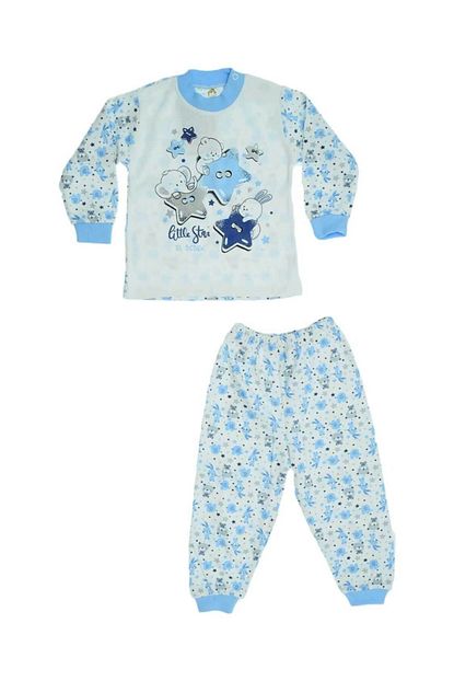 Anakuzusu El Bebek Erkek Bebek Yildiz Desenli Pijama Takimi Trendyol