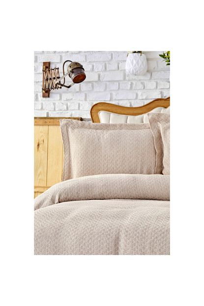 Karaca Home Stella Bej Cift Kisilik Yatak Ortusu Seti Trendyol