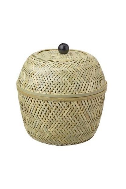 Deneme Zamani Ikea Tjillevips Sepet Bambu Trendyol