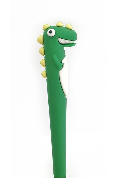 dinozor jel murekkepli kalem koyu yesil