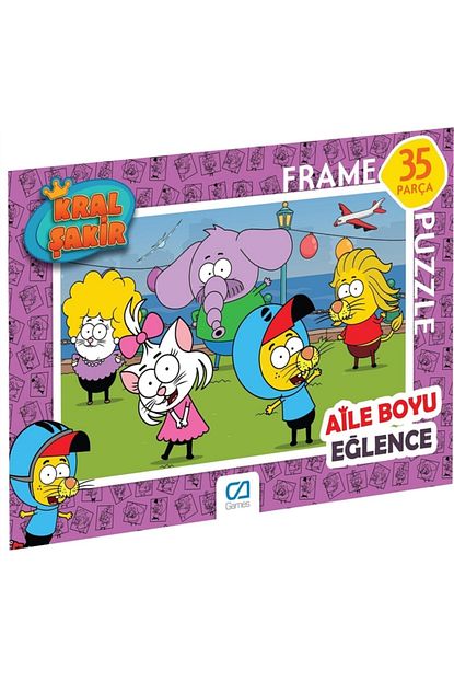 Ca Games Kral Sakir Frame Puzzle 2 Pembe 35 Parca Trendyol