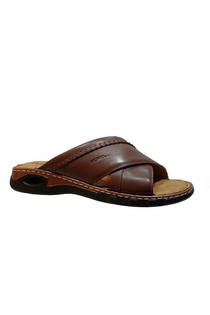 Forelli 40518 Erkek Taba Deri Terlik Trendyol