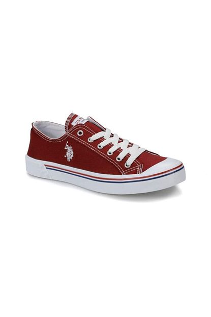 U S Polo Assn U S Polo Assn Penelope Bordo Erkek Bez Spor Ayakkabi Trendyol
