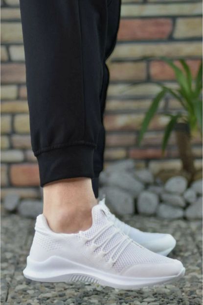 Myy Ayakkabi Boy Uzatan Yuksek Taban 5 Cm Gizli Topuk Erkek Sneaker Ayakkabi Beyaz Myy0418b Trendyol