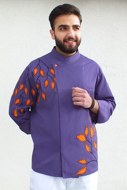 Candas Uniform Ozel Tasarim Isleme Detay Asci Ceketi Trendyol