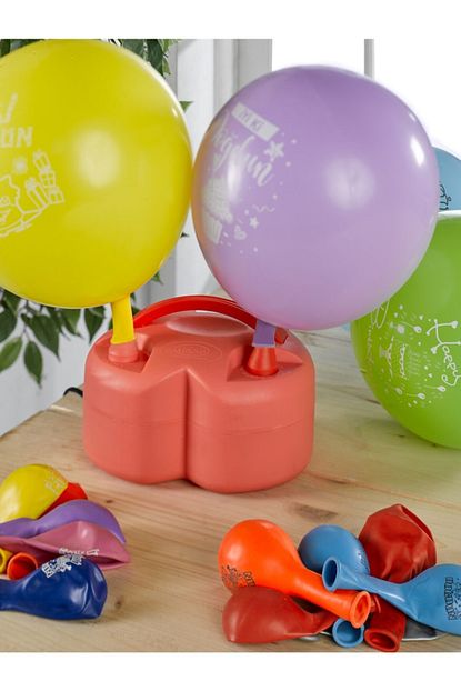 Briz Cift Cikisli Yari Otomatik Elektrikli Balon Pompasi Kalp Seklinde Pilates Topu Sisirme Pompasi Trendyol