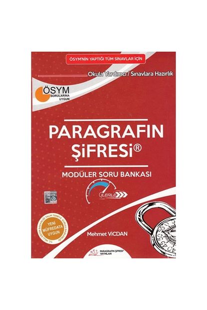 Paragrafin Sifresi Yayinlari Yks Tyt Kpss Ales Paragrafin Sifresi Moduler Soru Bankasi Mehmet Vicdan Trendyol
