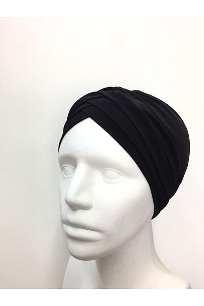 Belinda Kadin Siyah Tesettur Capraz Dis Bone Renk Trendyol