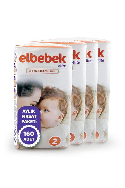 Elbebek Elite Bebek Bezi 2 Numara Mini 160 Adet Trendyol