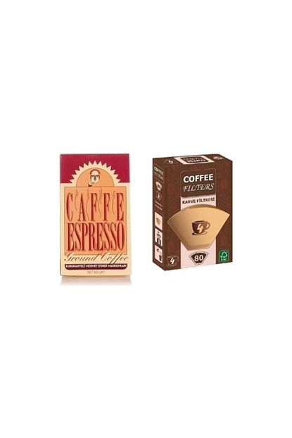 Kuru Kahveci Mehmet Efendi Mehmet Efendi Espresso 500 Gr Ogutulmus Coffee Filters Filtre Kahve Kagidi 1 4 4 Numara 80 Li Paket Trendyol