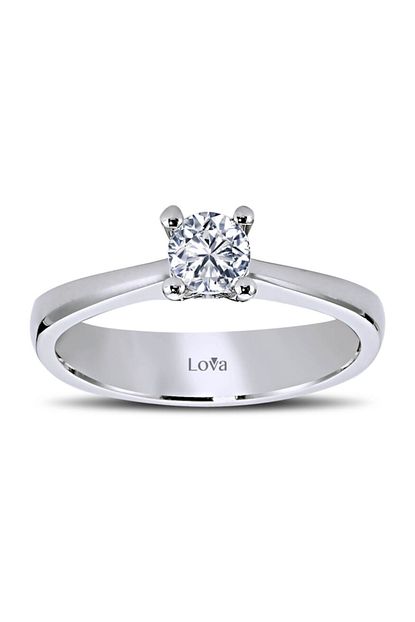 Lova E Renk 0 33 Karat Pirlanta Tektas Yuzuk 1060028 Trendyol