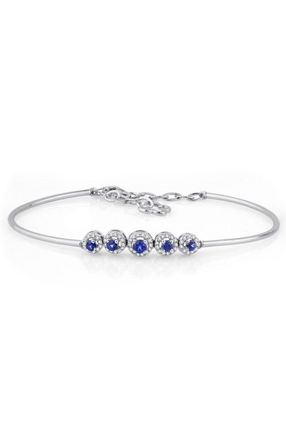 If Pirlanta 0 65 Ct Pirlanta Safir Bileklik Trendyol