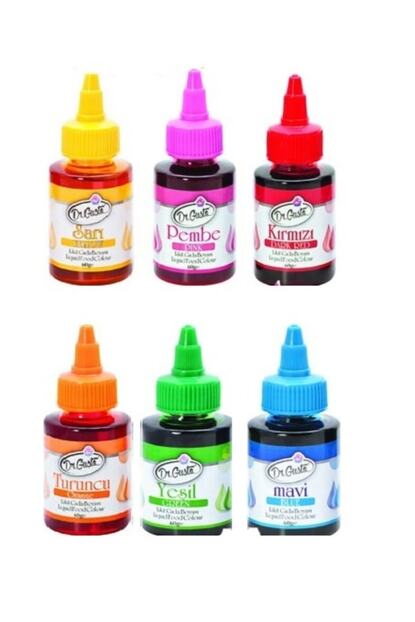 Dr Gusto Renkli 6 Li Sivi Gida Boyasi 60 Gr Trendyol