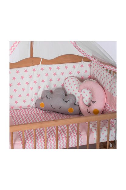 Bambidoo Bebek Uyku Seti 60x120 Yildizli 100 Pamuk Yorgan Ve 3 Yastikli Trendyol