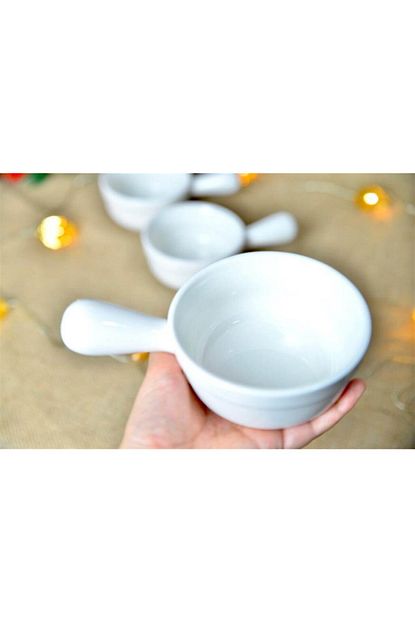 Tekbir 3 Lu Porselen Kulplu Buyuk Kase Trendyol
