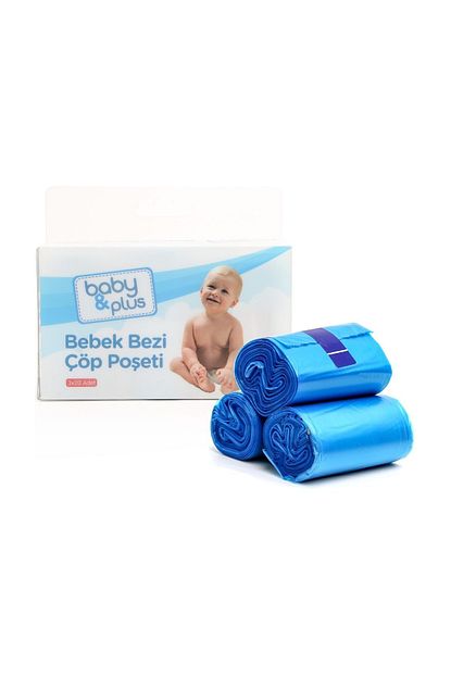 Baby Plus Baby Plus Bebek Bezi Cop Poseti 60 Adet Trendyol
