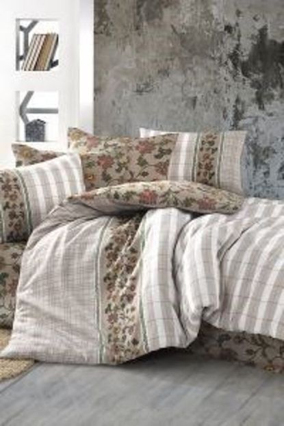Hobby Dokun Destina Kahve Cift Kisilik Pike Takimi Trendyol