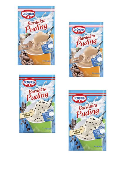 Dr Oetker Dr Oetker Bardakta Puding 2 Kahveli 2 Cikolata Parcali Vanilinli Trendyol
