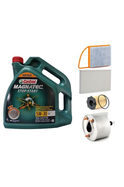 castrol 5w30 yag filtre ful set peugeot 301 1 6 dizel fiyati yorumlari trendyol