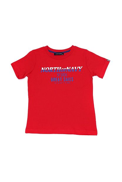 North Of Navy Erkek Cocuk Kirmizi Tisort Boyner Trendyol