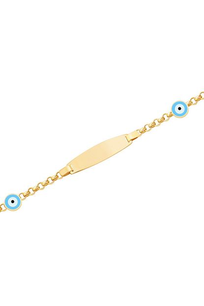 Diamond Line Gulaylar Altin 14 Ayar Kunye Bileklik Cocuk Trendyol