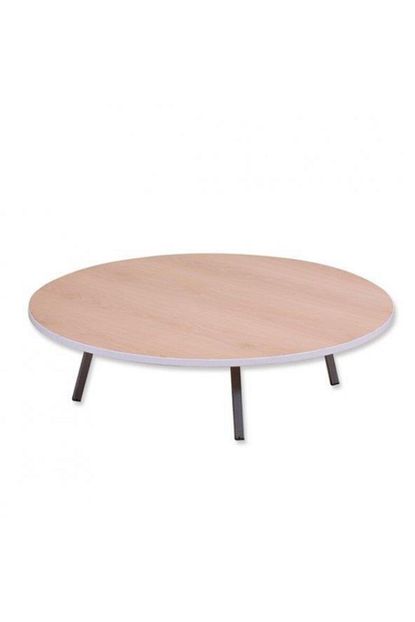 Sivas Gozde Mobilya Ecowood Katlanir Ayakli Yuvarlak Yer Sofrasi 70 Cm Trendyol