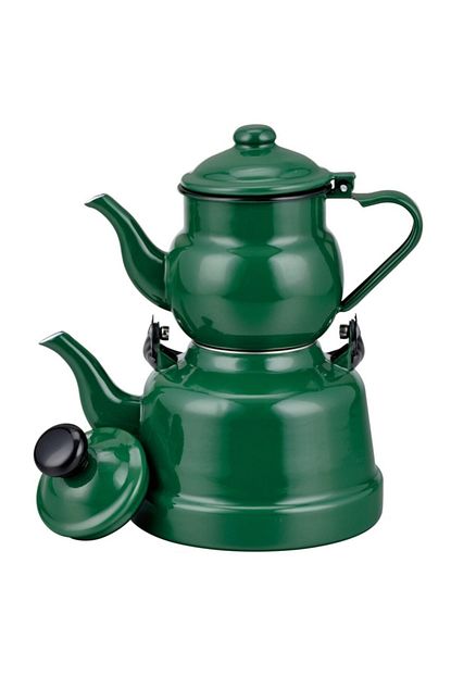 ebru emaye caydanlik yesil fiyati