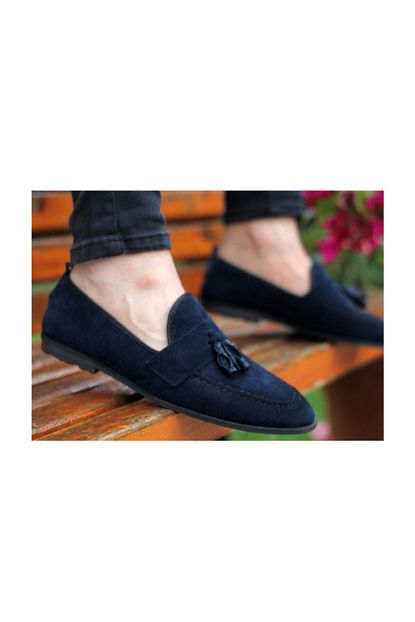 Moda Taraz Erkek Gunluk Lacivert Suet Ayakkabi Trendyol