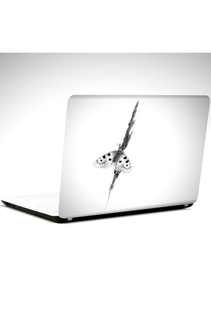 Dekolata Kelebek Siyah Beyaz Sticker Laptop 10 Inch 25x19 Cm Trendyol