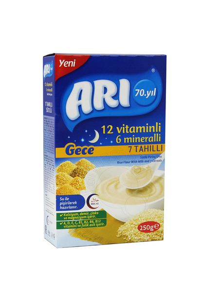 Ari Mama Gece 7 Tahilli 12 Vitamin 6 Mineralli Pirinc Unu 250 Gr Trendyol