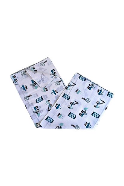 Buude Bebek Muslin Battaniye Muslin Ortu Kamyonlar Trendyol