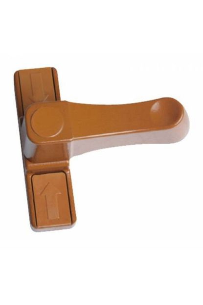 Pimak Pvc Pencere Emniyet Kilidi Acik Kahverengi Altin Mese 2 Adet Trendyol