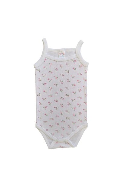 Seckin Baby Skr Ip Askili Renkli Cicek Desenli Jakarli Nefes Alan Citcitli Kiz Bebek Body Zibin Trendyol