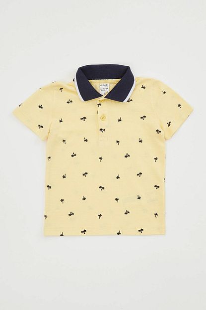 Defacto Erkek Bebek Polo Yaka Baskili Tisort Trendyol