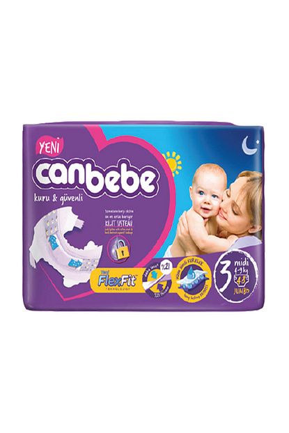 Canbebe Bebek Bezi Jumbo 3 Beden Midi 45 Adet Trendyol