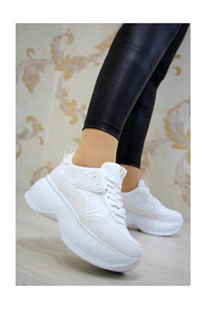 Moda Gunes Kadin Spor A497 Bd Yuksek Taban Spor Ayakkabi Trendyol