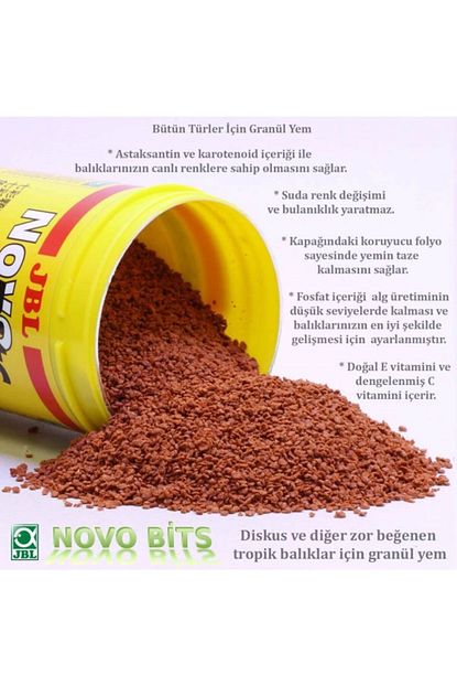 Jbl Novo Bits Discus Ciklet Balik Yemi 100 Gram Trendyol