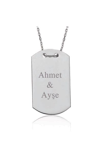 isimli asker kunyesi bayan kolye
