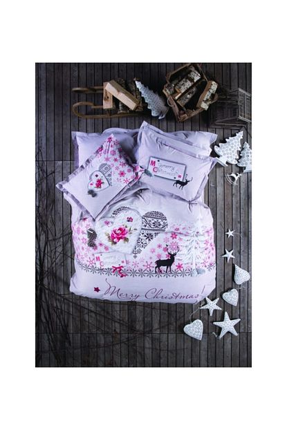 Karaca Home Lila Renkli Desenli Tek Kisilik Nevresim Takimi Trendyol