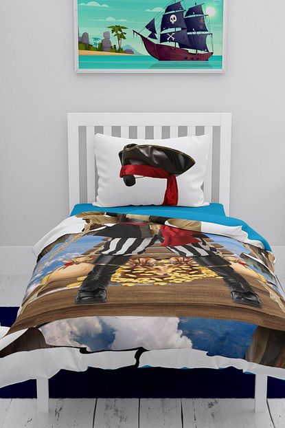 Monohome Korsan 3d Pamuk Saten Cocuk Nevresim Takimi Trendyol