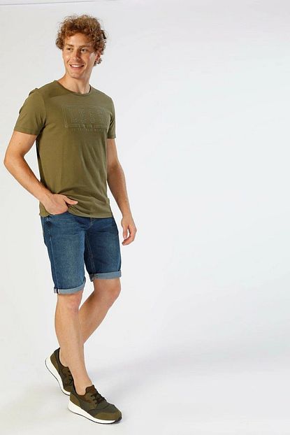 Mustang 00012 Chicago Short Erkek Kot Sort Trendyol