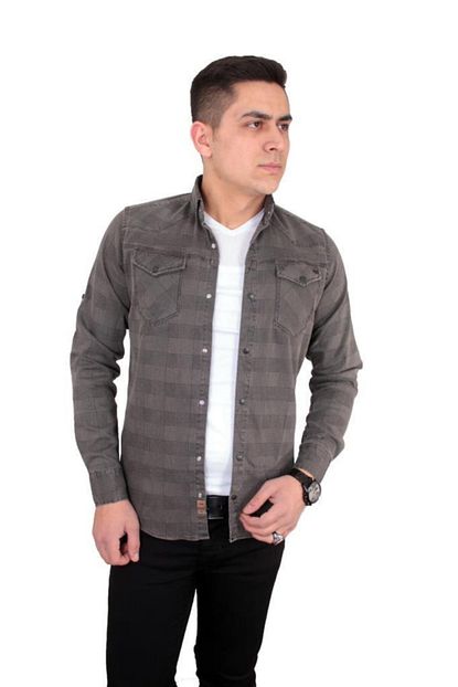 Quick Men Quick Fast Model Kalin Ekose Gomlek Trendyol